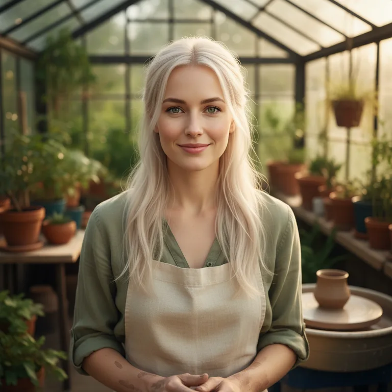 Linda, an AI character on I Am Mate (AI-generated portrait)