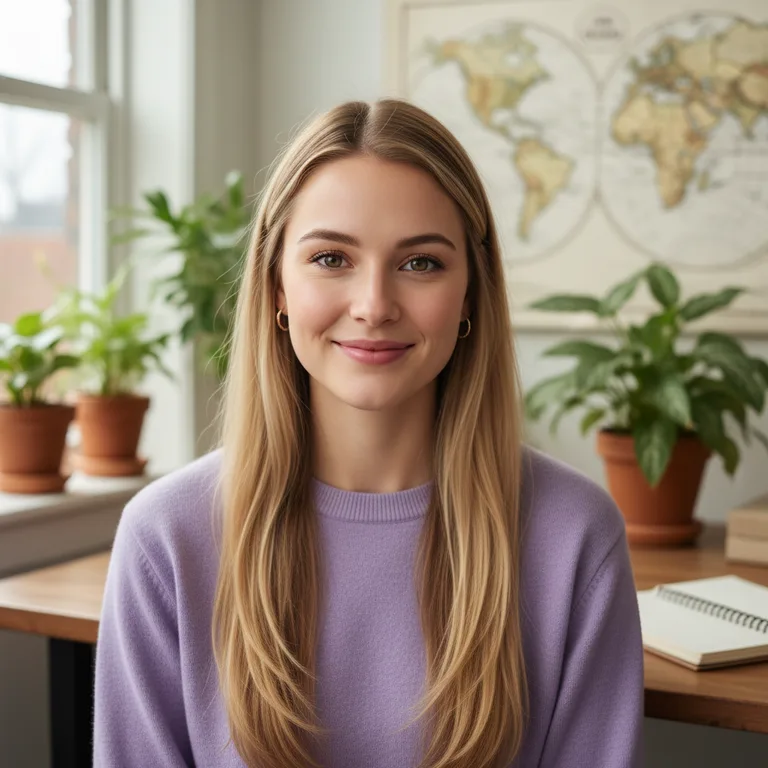 Maya, an AI character on I Am Mate (AI-generated portrait)